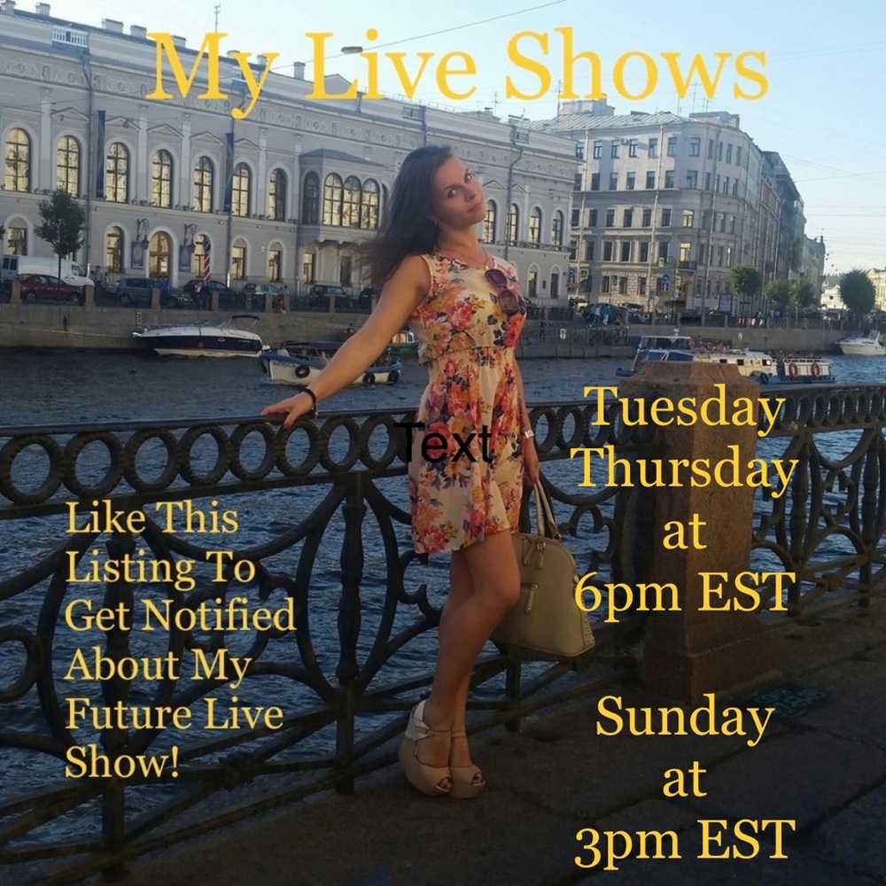 Iβm Live π¦ Like This Listing To Get Notified About My Future Live Show π¦ - Picture 3 of 3